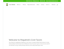 Tablet Screenshot of cresttavern.com
